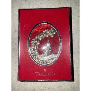 Waterford "Partridge In A Pear Tree" Silver-Plated Christmas Ornament 2011